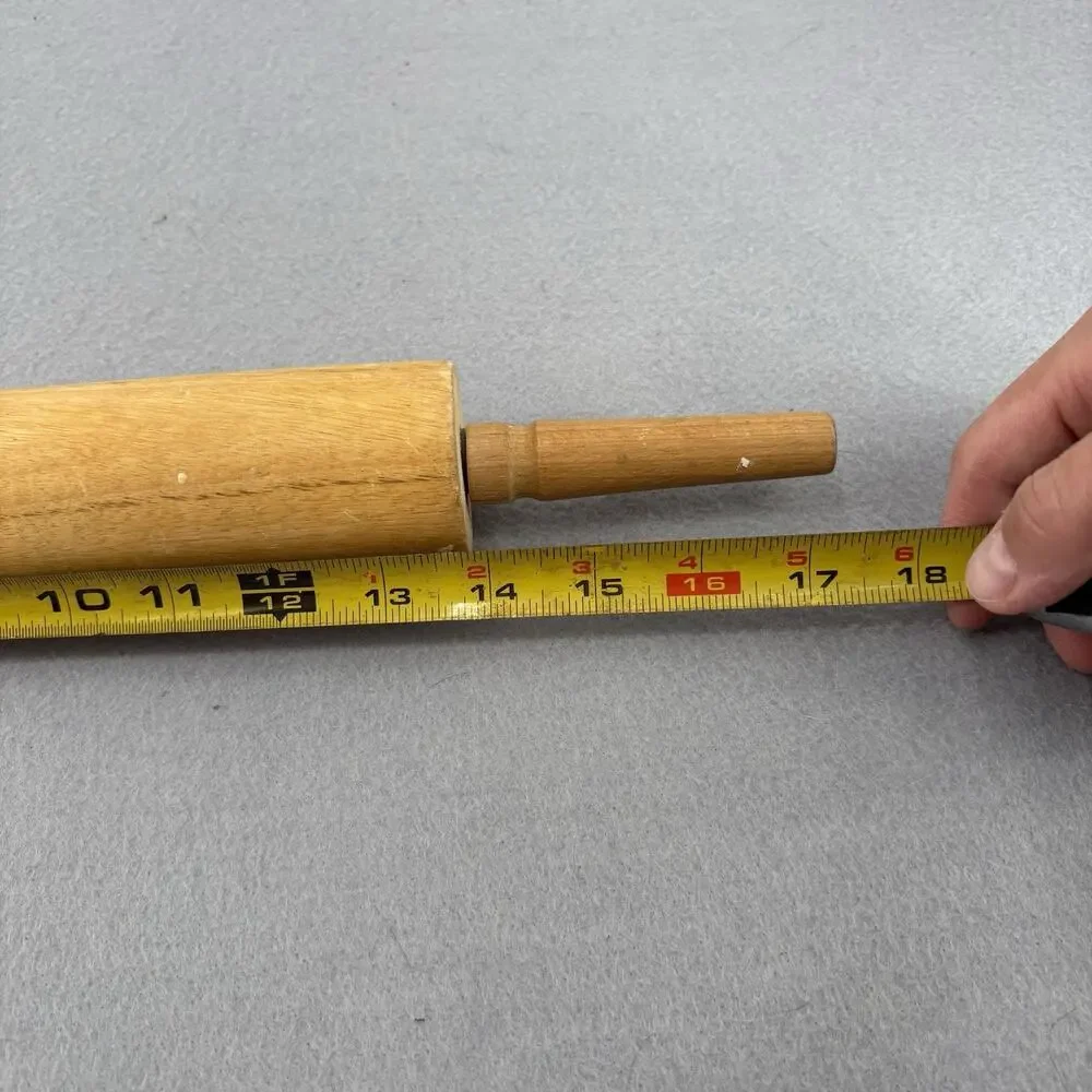 Classic Wooden Rolling Pin - Natural Wood